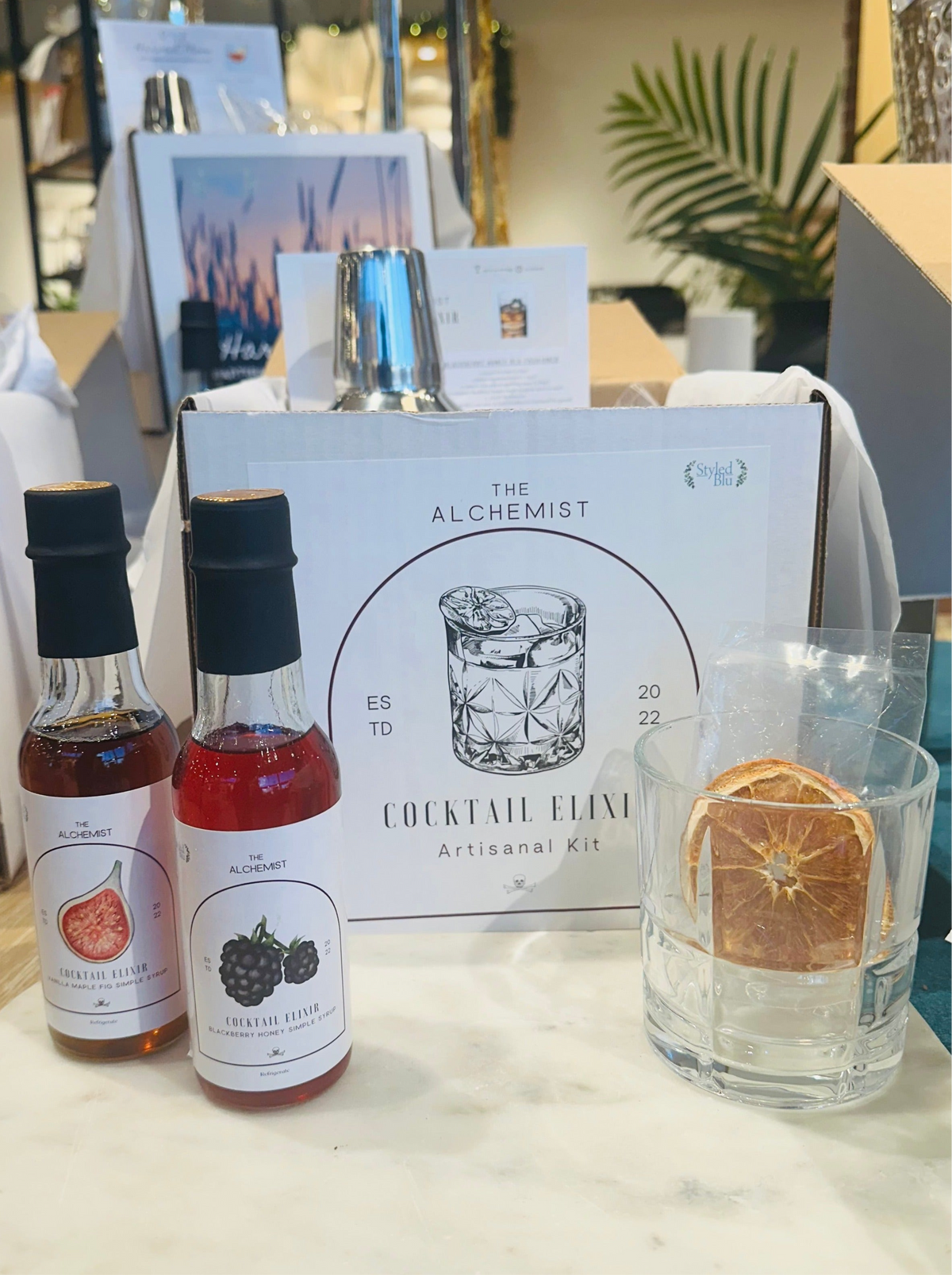 The Alchemist Cocktail Elixir Kit ~ Old Fashioned & Manhattan's