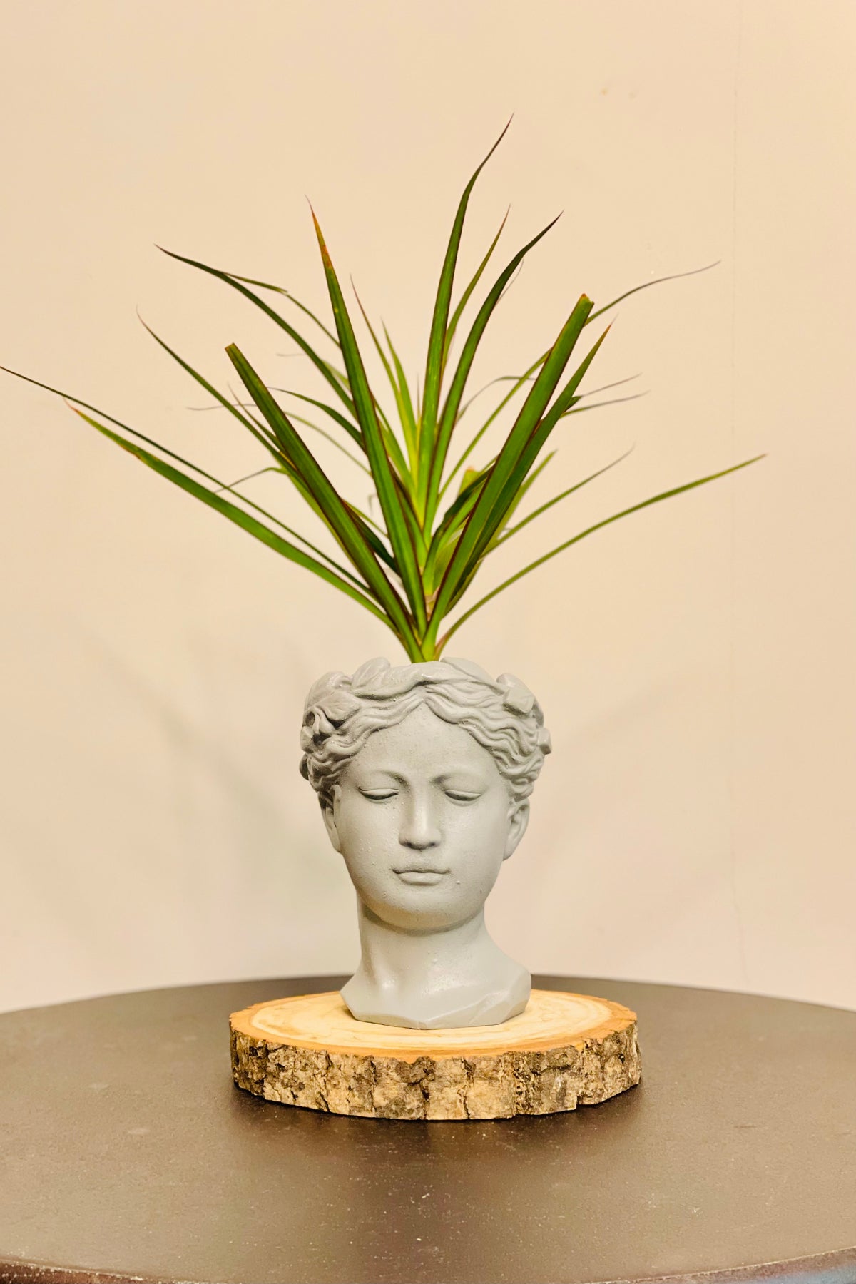 Pewter Goddess Planter