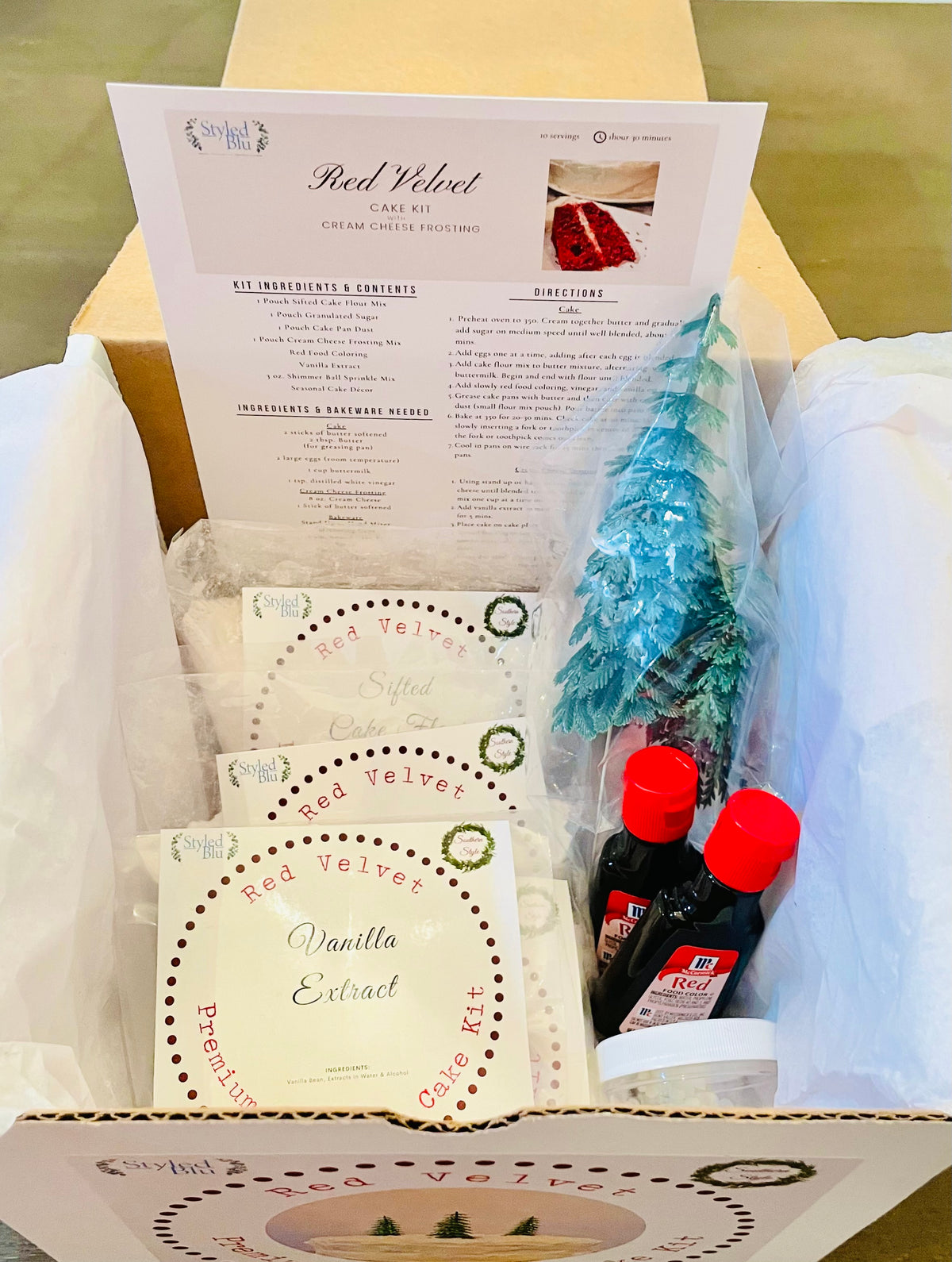 Southern Red Velvet Cake Kit