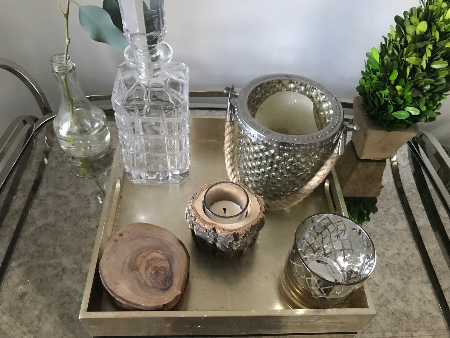 Wooden Tea Light Holder