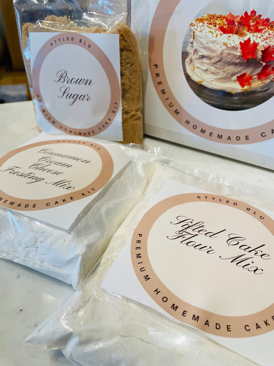 Southern Style Brown Sugar Bourbon Cake Kit